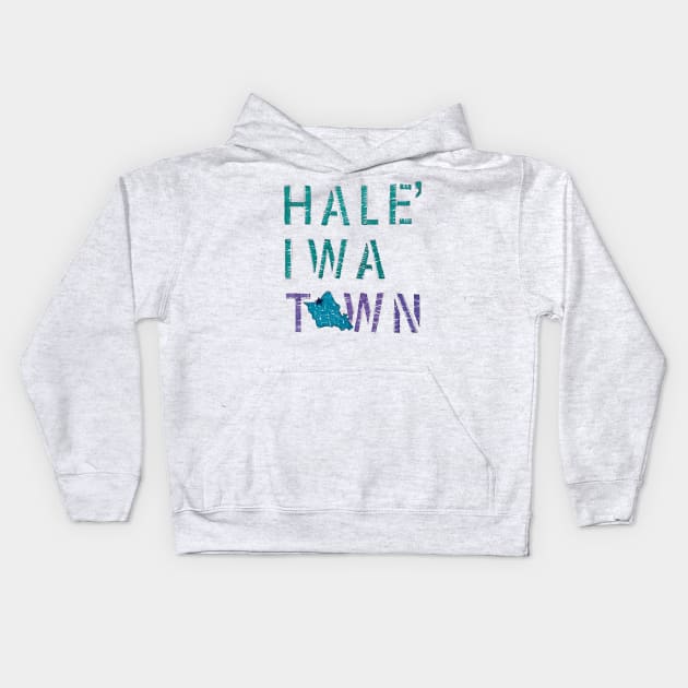 Haleiwa Town Kids Hoodie by HaleiwaNorthShoreSign